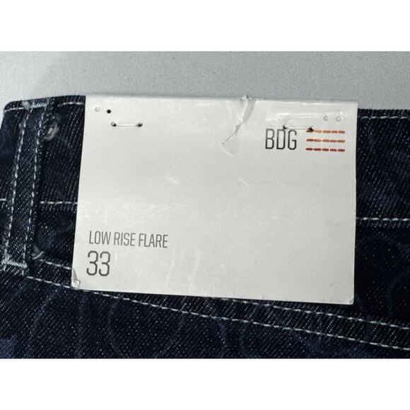 NWT BDG Urban Outfitters Women’s Floral Low Rise Flare Leg Jeans - Size 33x31 - Picture 5 of 11